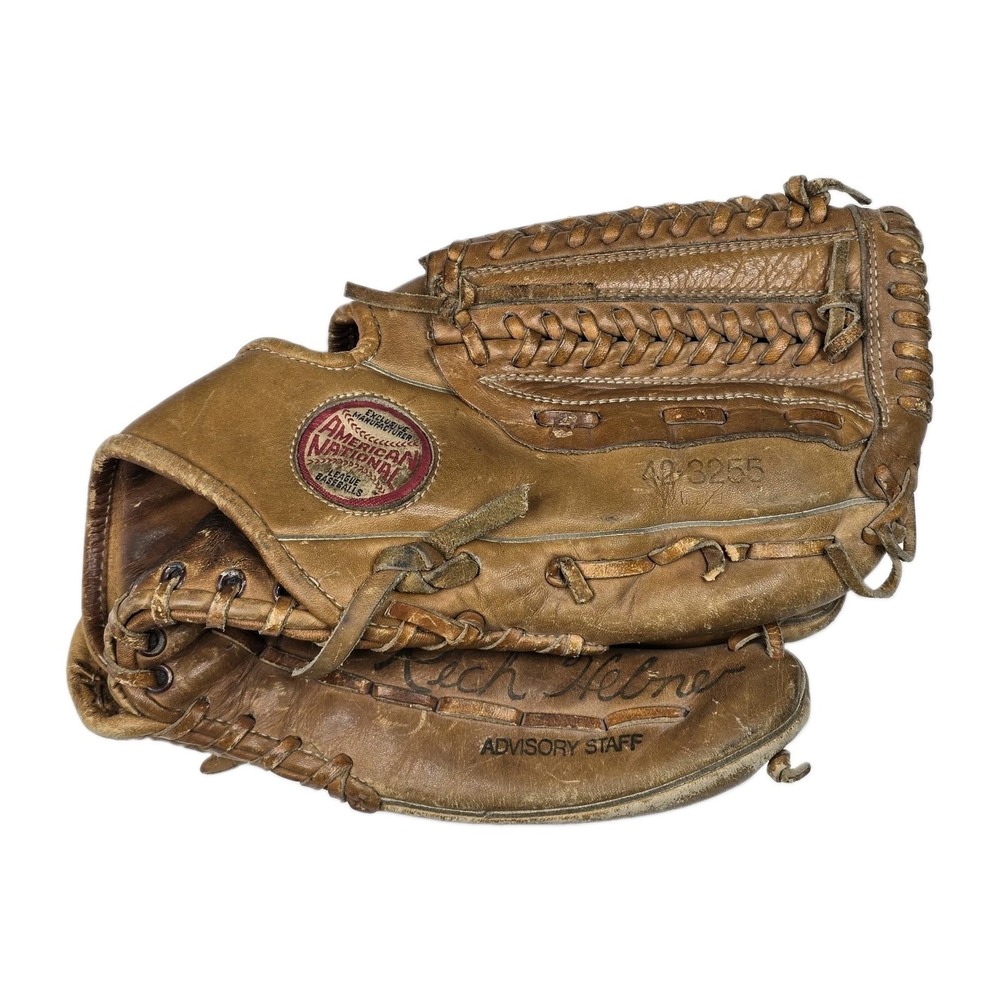 Vintage Spalding Rich Helner‎ Baseball Glove 42-3255 Advisory Staff RHT Leather